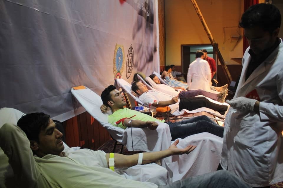 جمع آوری بیشتر از ۲۰ هزار سی سی خون طی یک کمپاین اهدای خون