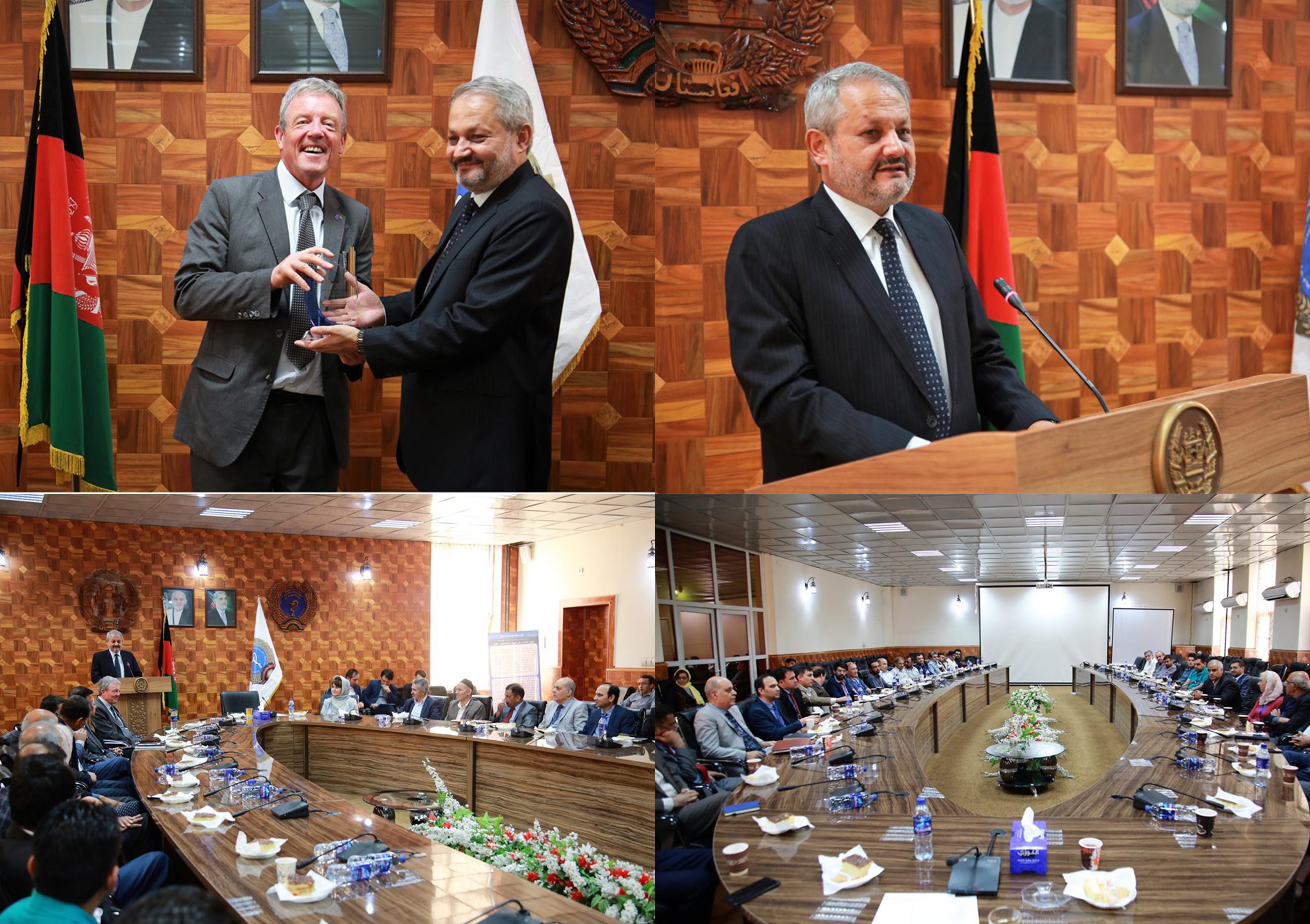 ماموریت داکتر نیکلاس تیلور مسوول تیم خدمات اساسی اتحادیه اروپا در افغانستان پایان یافت