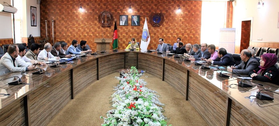 معین مالی و اداری با رییسان شفاخانههای شهر کابل دیدار کرد