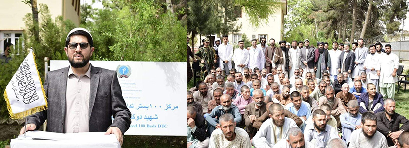 ۷۶ تن از بیماران معتاد به مواد مخدر بعد از تداوی در ولایت بلخ دوباره به آغوش خانواده های شان برگشتند